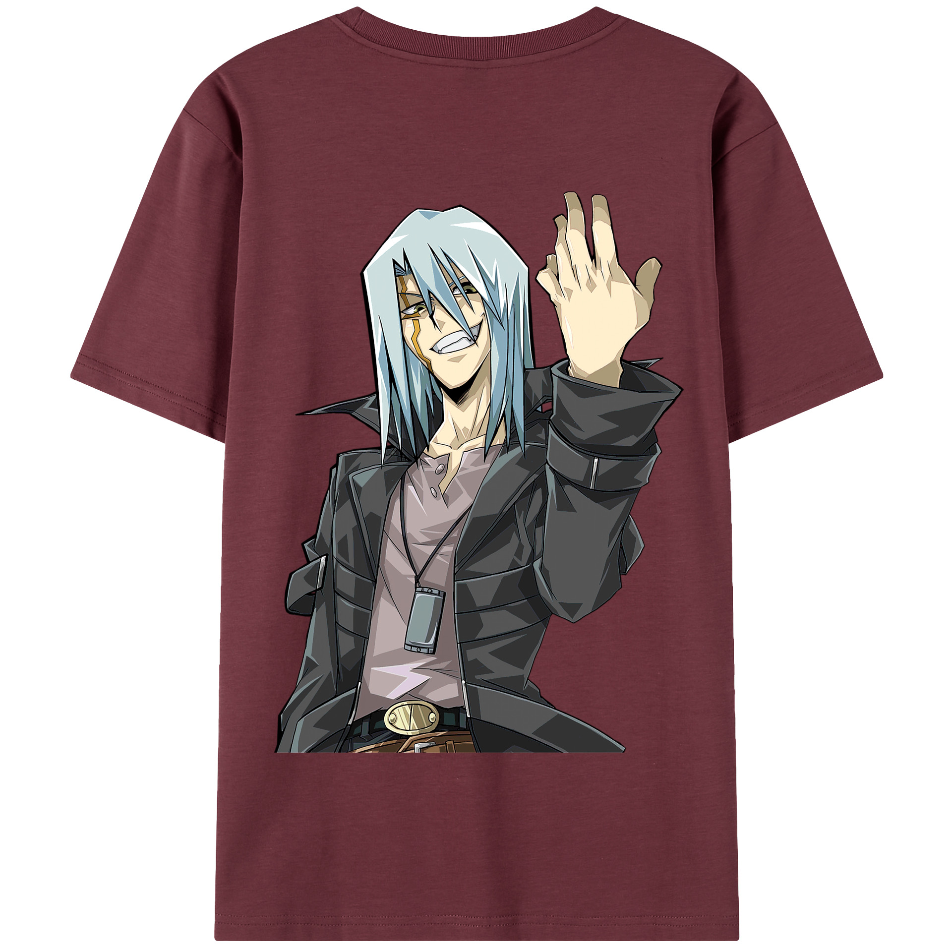 （画像用） 遊☆戯☆王 Yu-Gi-Oh! 綿100％半袖Tシャツ（背面プリント）